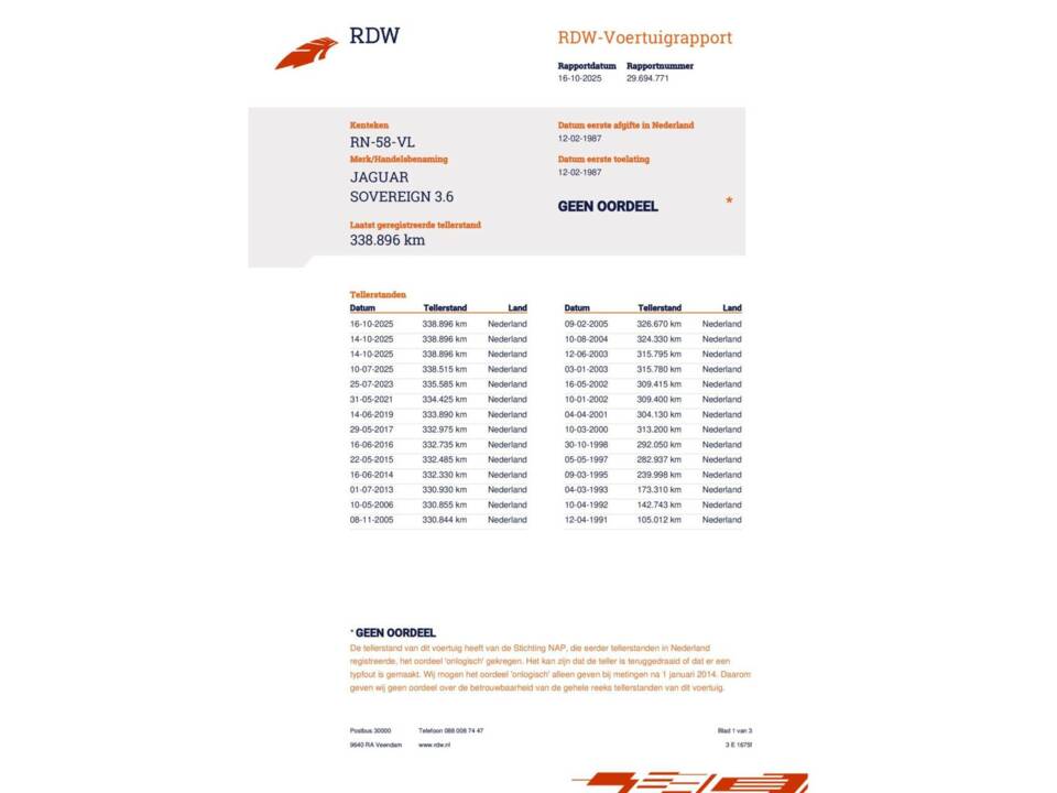 Afbeelding 37/39 van Jaguar Sovereign 3.6 (1987)