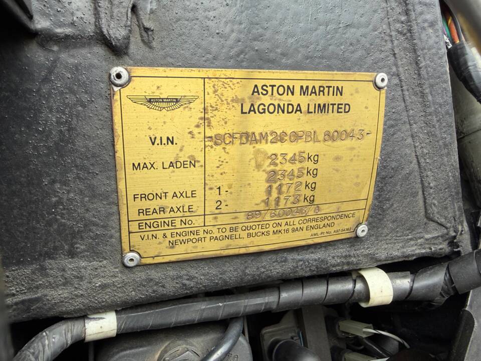 Afbeelding 32/51 van Aston Martin Virage Volante (1993)