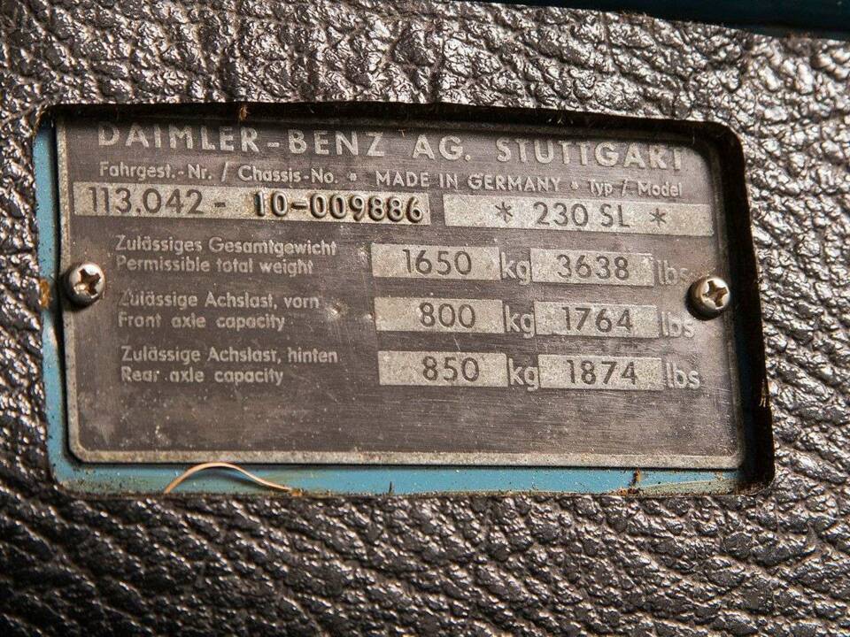 Imagen 41/44 de Mercedes-Benz 230 SL (1965)