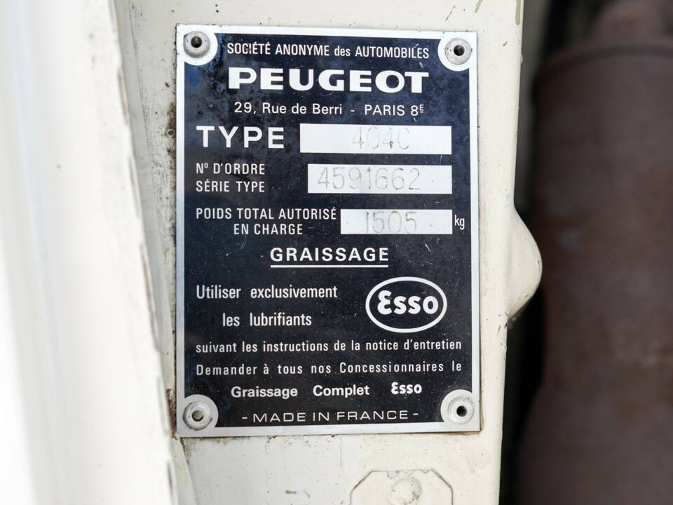 Imagen 19/36 de Peugeot 404 Injection (1967)