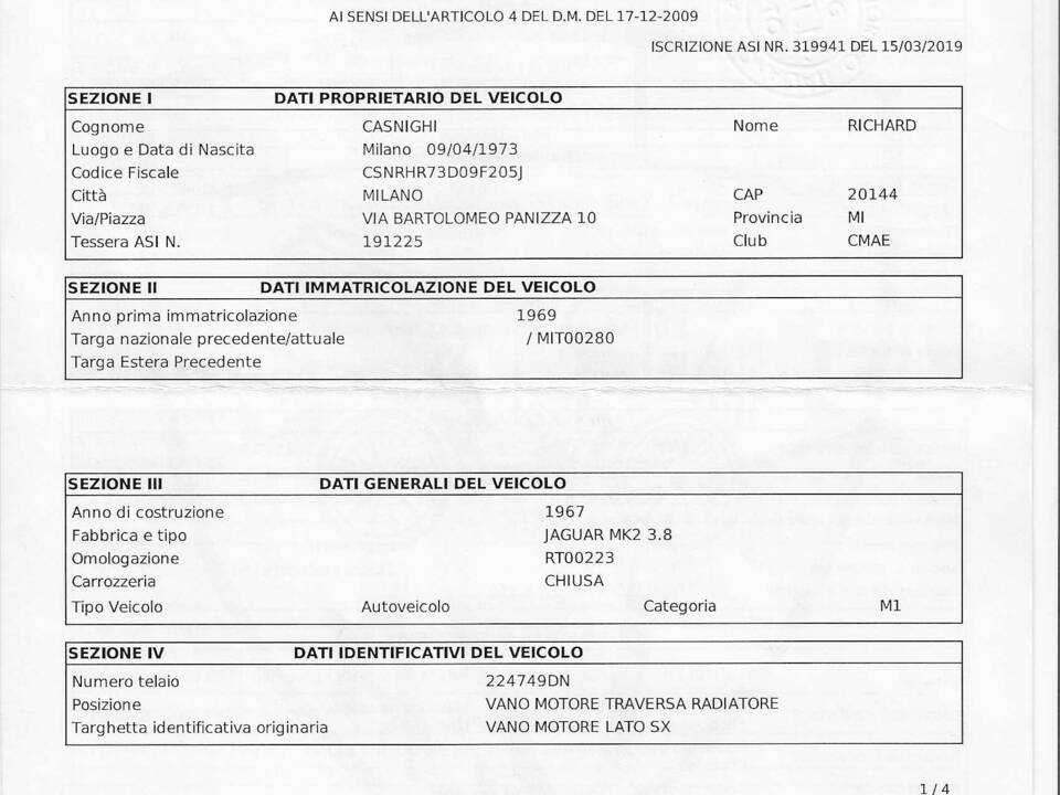Imagen 61/62 de Jaguar Mk II 3.8 (1967)
