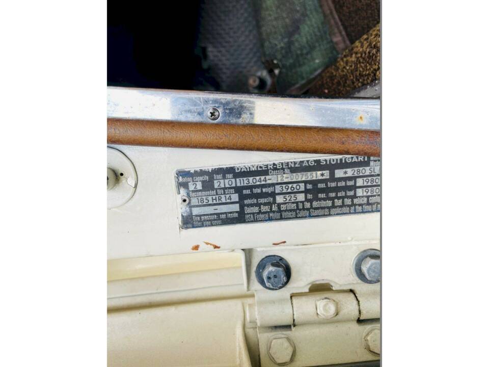 Image 36/36 of Mercedes-Benz 280 SL (1969)