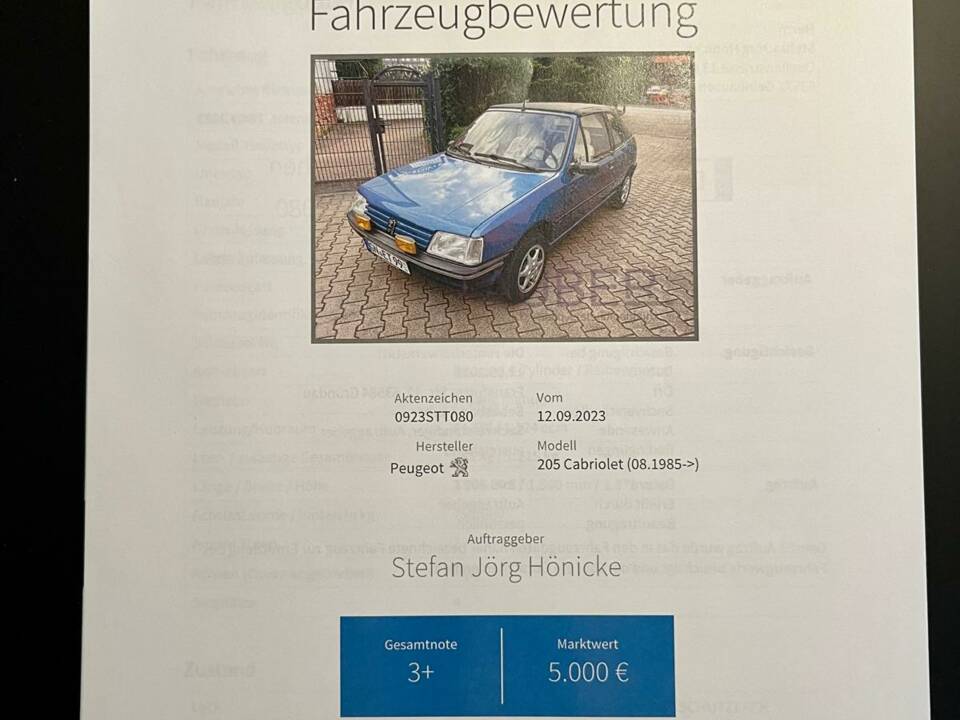 Immagine 3/7 di Peugeot 205 CJ (1993)