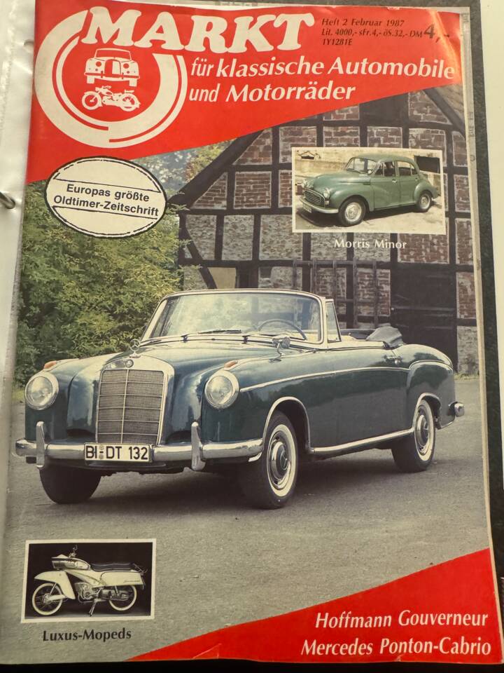 Image 16/17 de Mercedes-Benz 220 S Cabriolet (1956)
