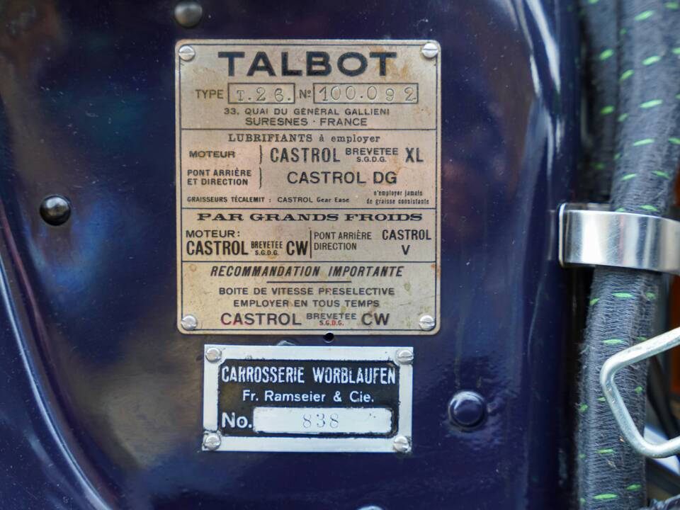 Image 20/50 of Talbot-Lago T26 Record Worblaufen (1947)