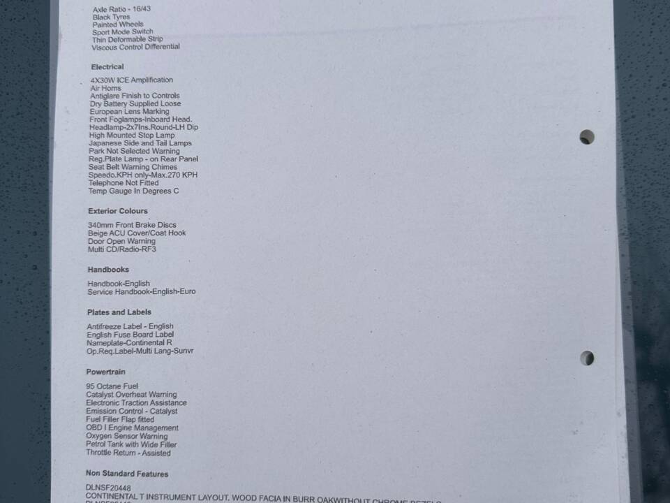 Bild 36/86 von Bentley Continental R (1997)