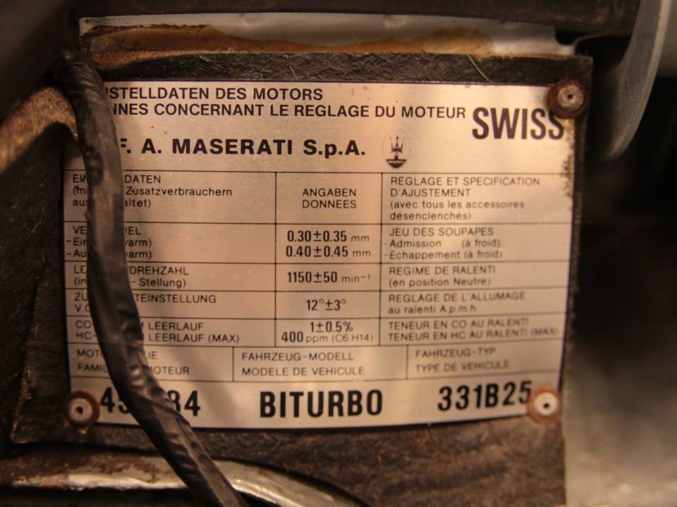 Image 38/49 de Maserati Maserati Biturbo 2.5 E (1985)