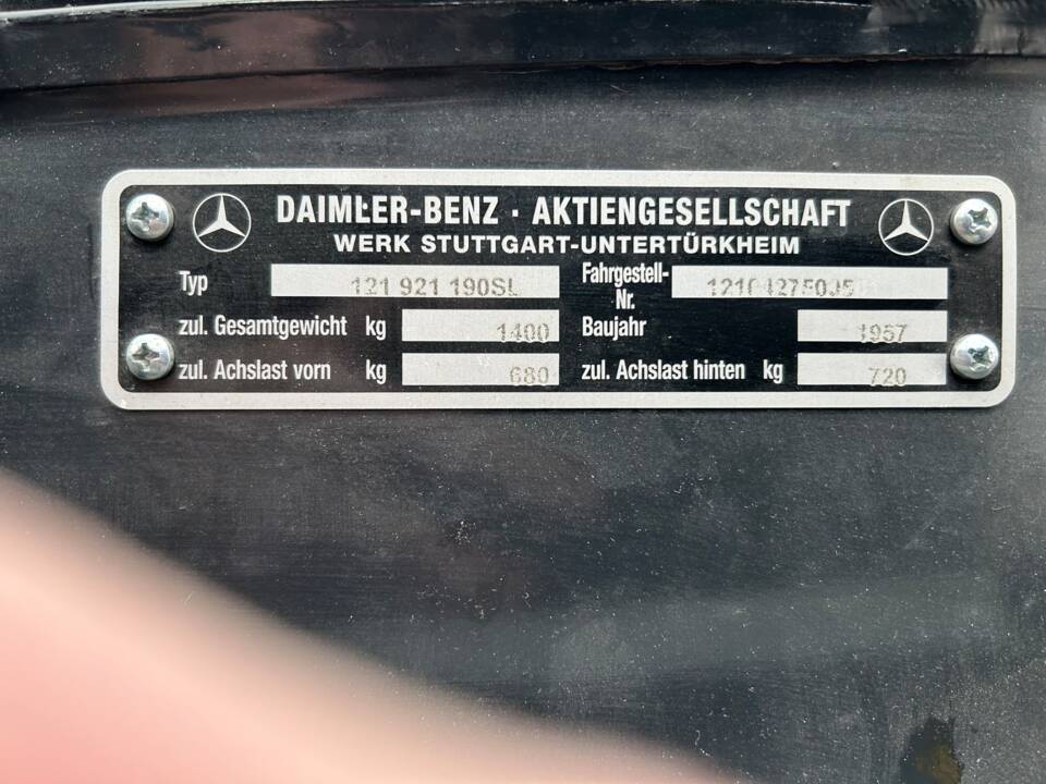 Image 34/38 de Mercedes-Benz 190 SL (1957)