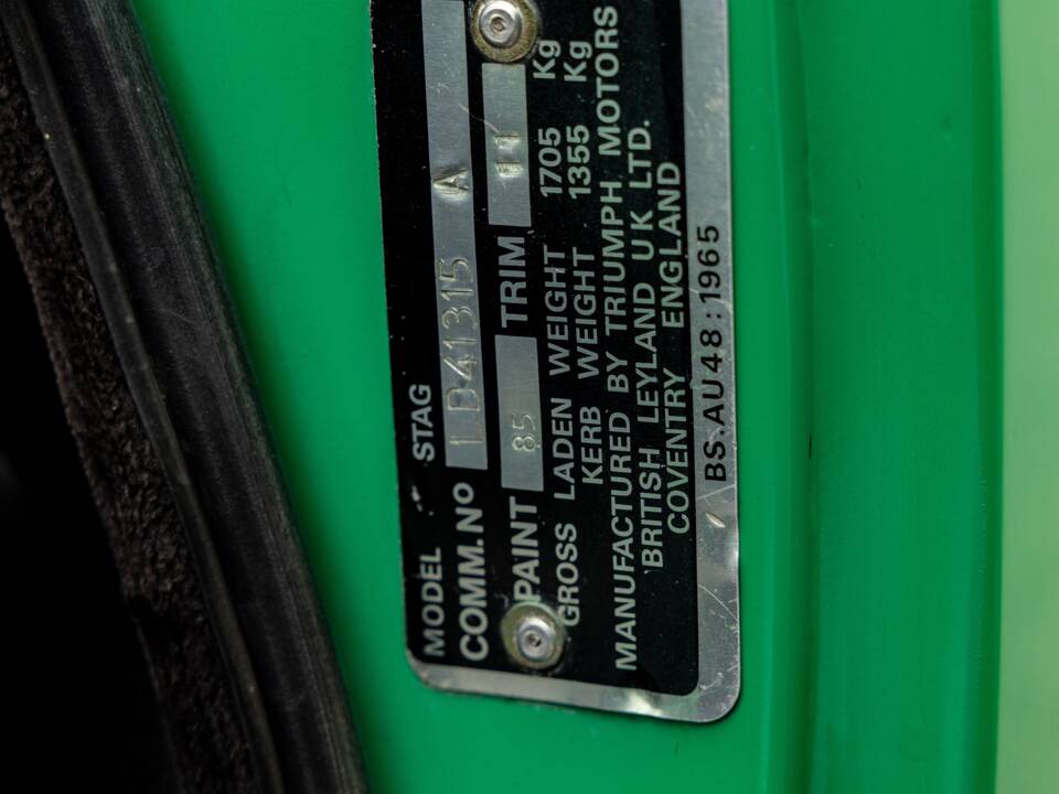 Bild 23/45 von Triumph Stag (1976)