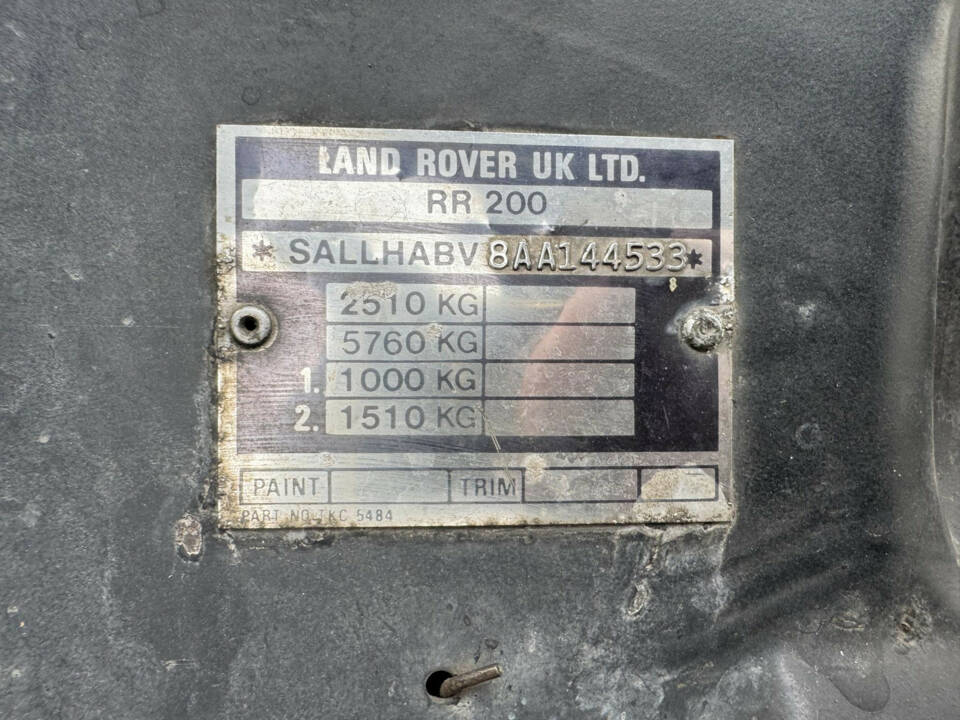 Afbeelding 22/22 van Land Rover Range Rover Classic (1984)
