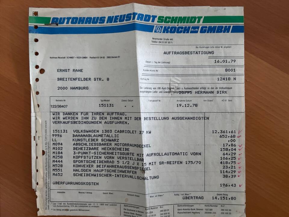 Bild 37/47 von Volkswagen Käfer 1303 LS (1979)