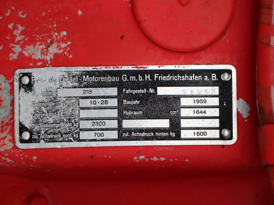 Image 11/37 of Porsche-Diesel Standard 218 (1959)