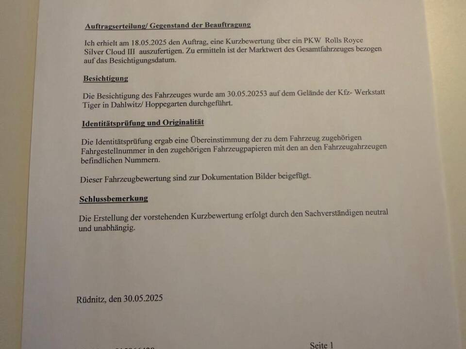 Bild 14/41 von Rolls-Royce Silver Cloud III (1964)