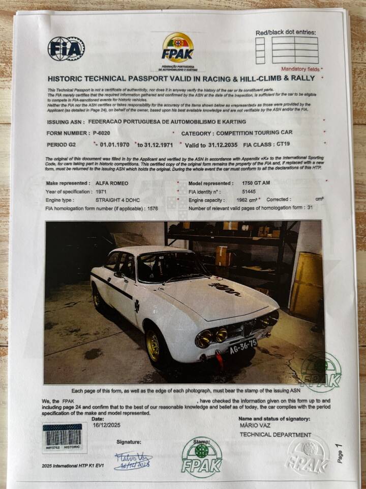 Image 46/99 of Alfa Romeo Giulia 1750 GT Am (1971)