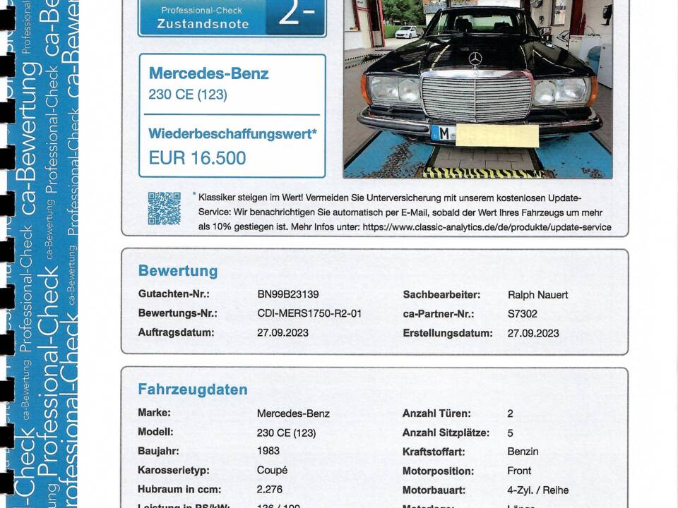 Bild 48/99 von Mercedes-Benz 230 CE (1983)