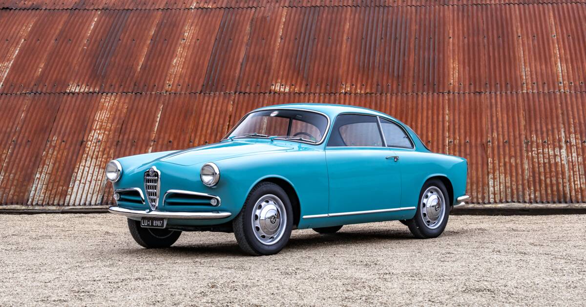 The first Giulietta Sprint built in 1955 VIN 00024 is now for sale