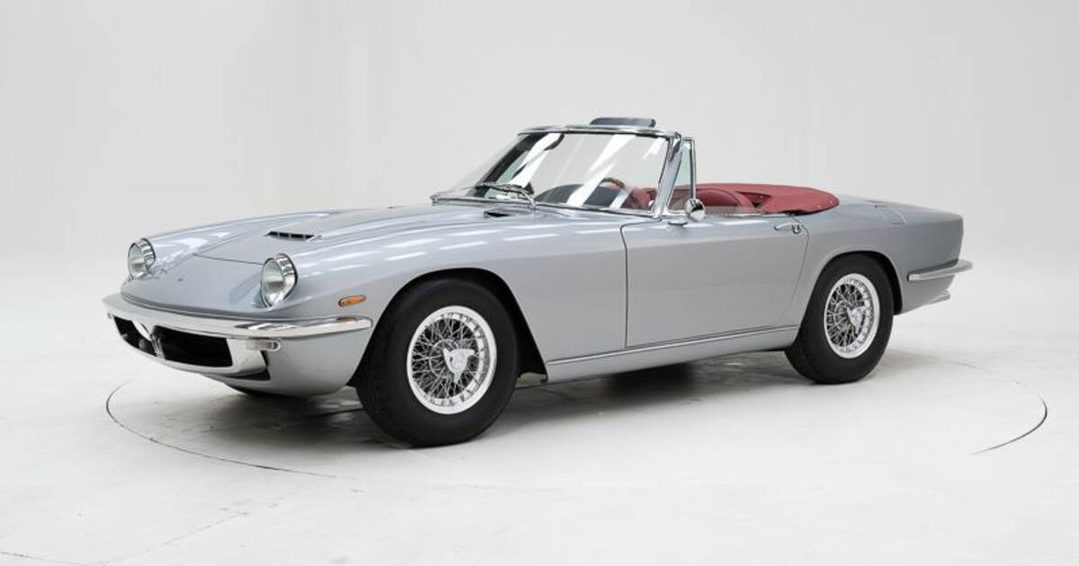 Maserati Mistral 1984 シルバー ミニカー Maserati Mistral