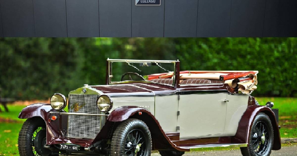 Voiture De Collection Alfa Romeo 1750 Torpedo 1930 - Échelle 1/43, Marque Rio, Modèle 4199, Occasion Avec Défauts